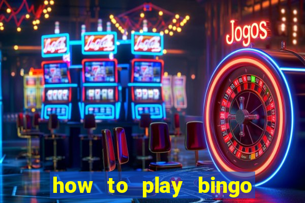 how to play bingo for money