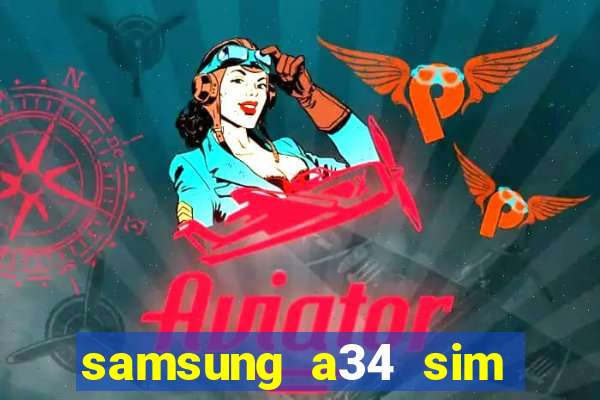 samsung a34 sim card slot