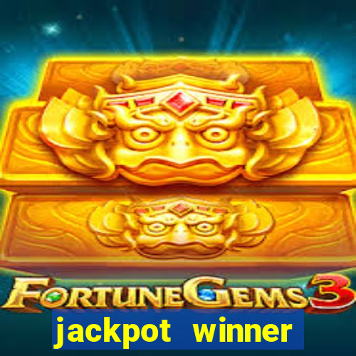 jackpot winner casino slot