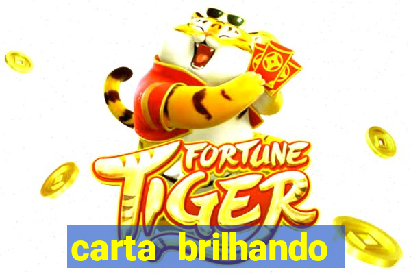 carta brilhando fortune tiger