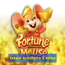 tabela brasileiro 2 turno