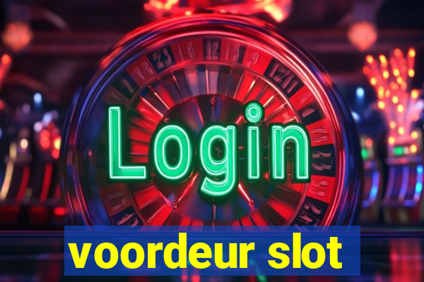 voordeur slot