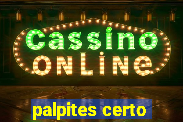 palpites certo