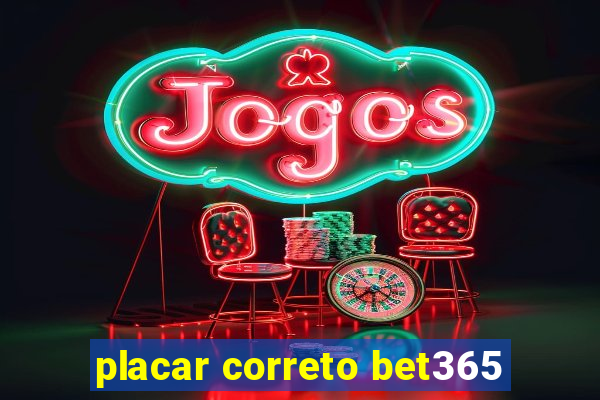 placar correto bet365