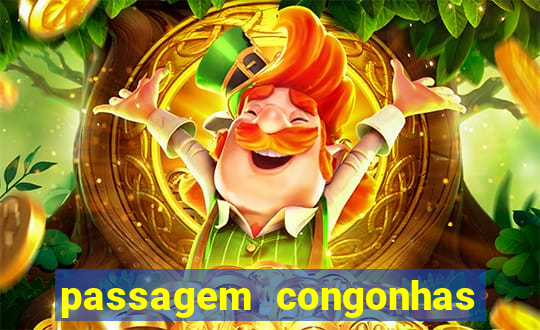 passagem congonhas santos dumont