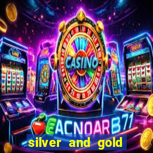 silver and gold slot machine