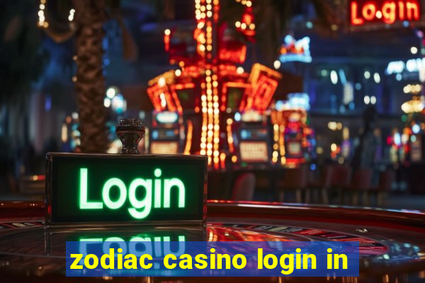 zodiac casino login in