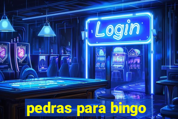 pedras para bingo