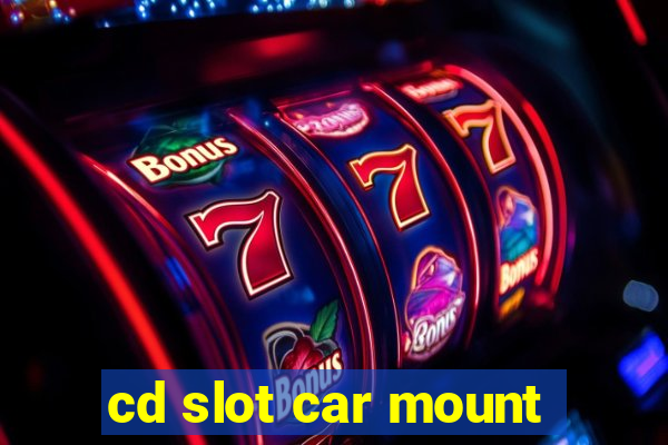 cd slot car mount