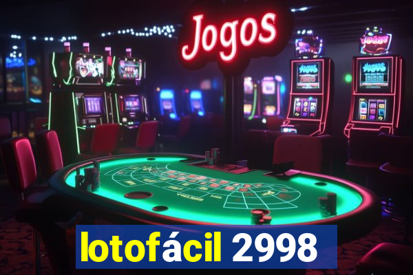 lotofácil 2998