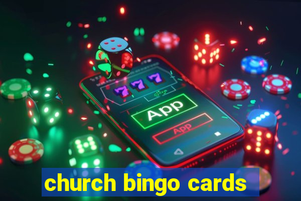 church bingo cards