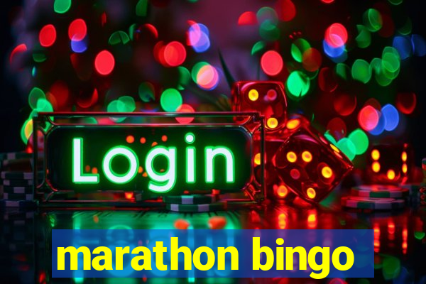 marathon bingo