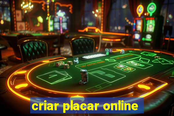 criar placar online