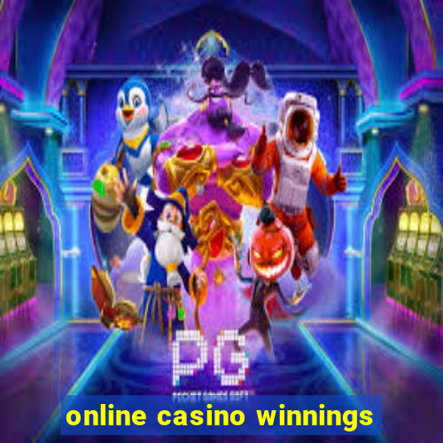 online casino winnings