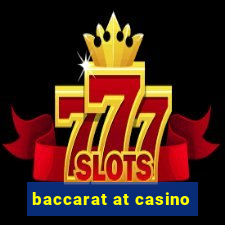 baccarat at casino