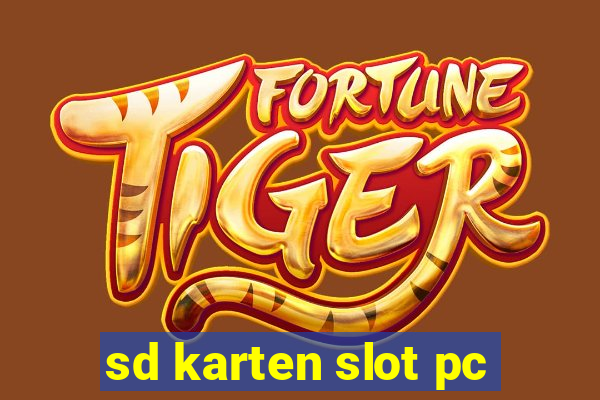 sd karten slot pc