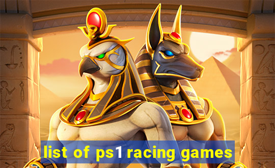 list of ps1 racing games