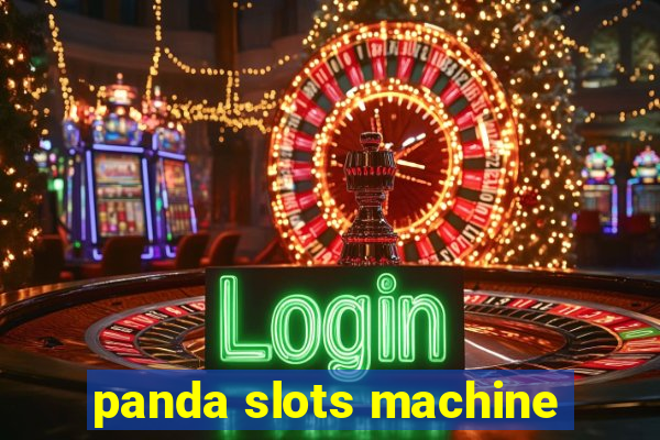 panda slots machine