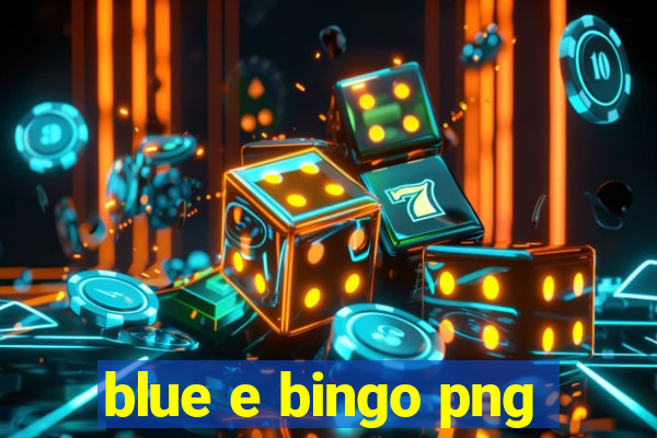 blue e bingo png