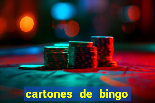 cartones de bingo para imprimir