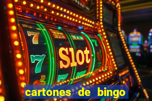 cartones de bingo para imprimir