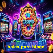 bolas para bingo