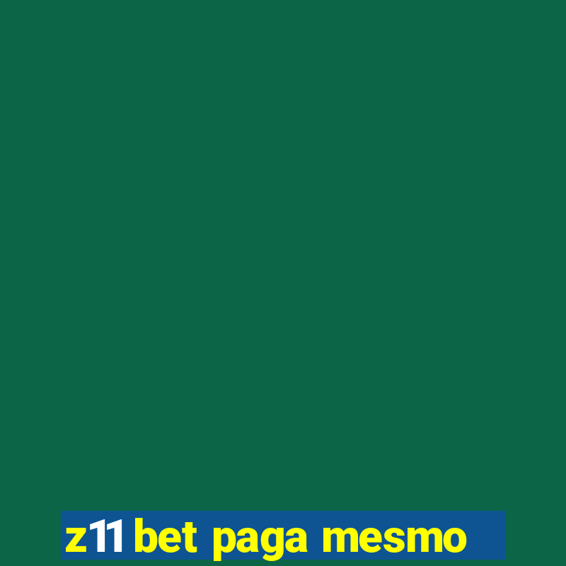 z11 bet paga mesmo