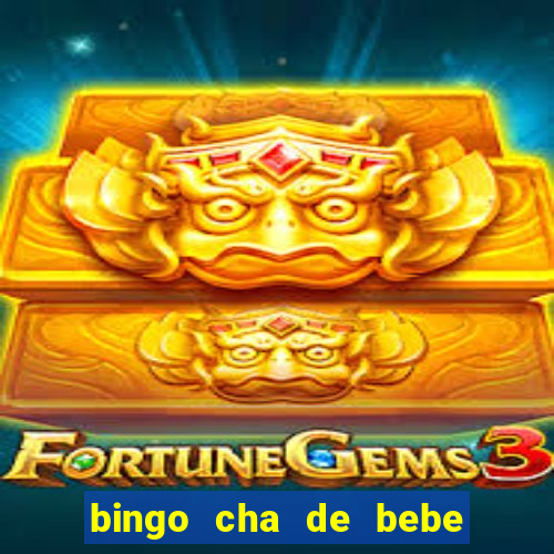 bingo cha de bebe cartelas para imprimir