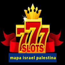 mapa israel palestina