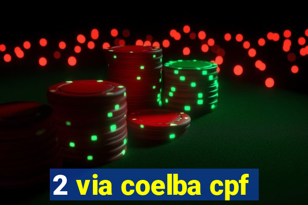 2 via coelba cpf