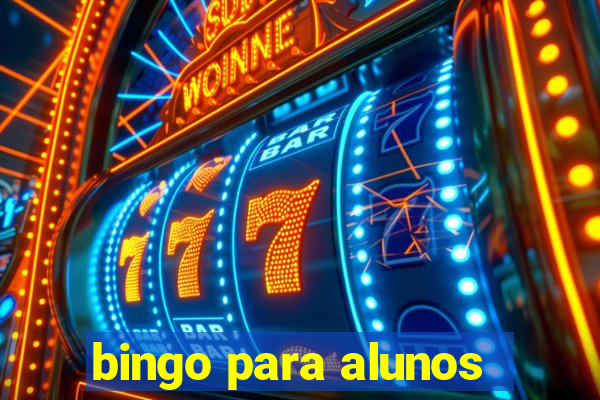 bingo para alunos