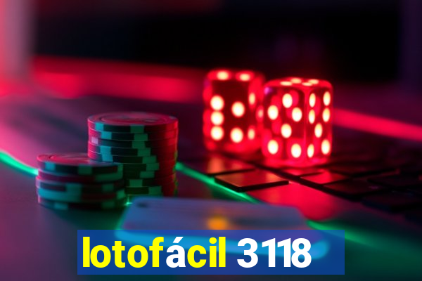 lotofácil 3118