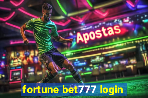 fortune bet777 login