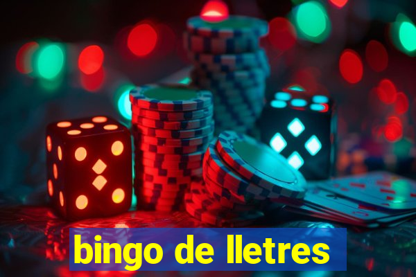 bingo de lletres