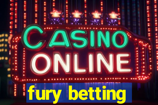 fury betting