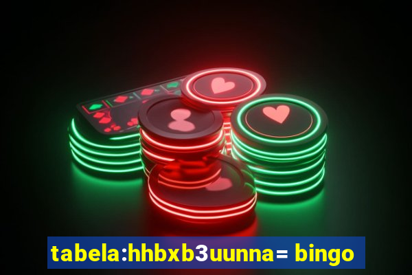 tabela:hhbxb3uunna= bingo