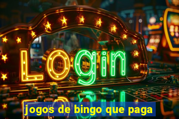 jogos de bingo que paga