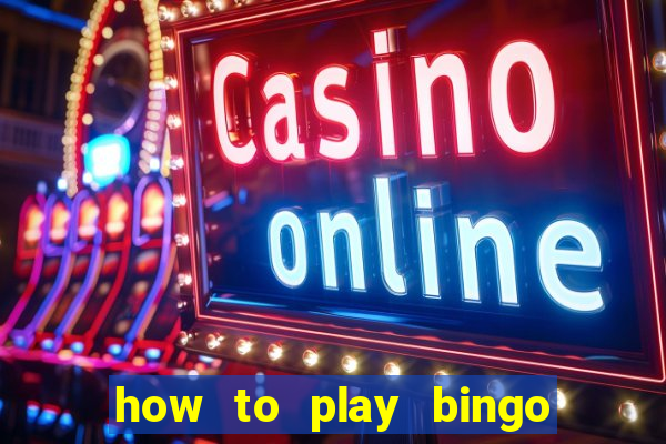 how to play bingo with playing cards