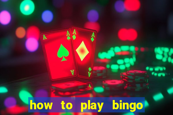 how to play bingo with playing cards