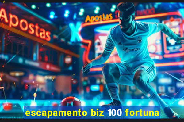 escapamento biz 100 fortuna