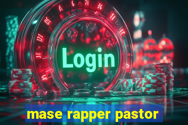 mase rapper pastor