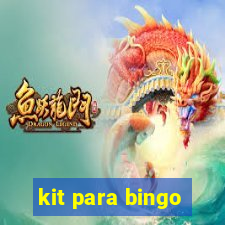 kit para bingo