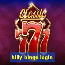 billy bingo login