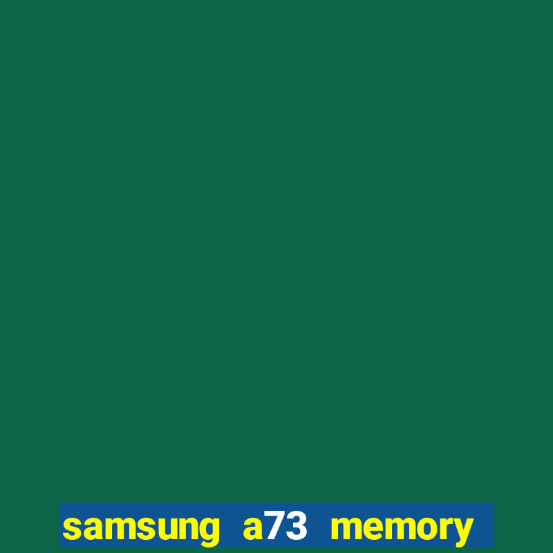 samsung a73 memory card slot