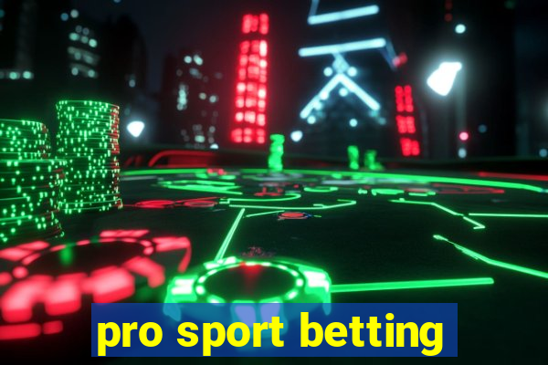 pro sport betting