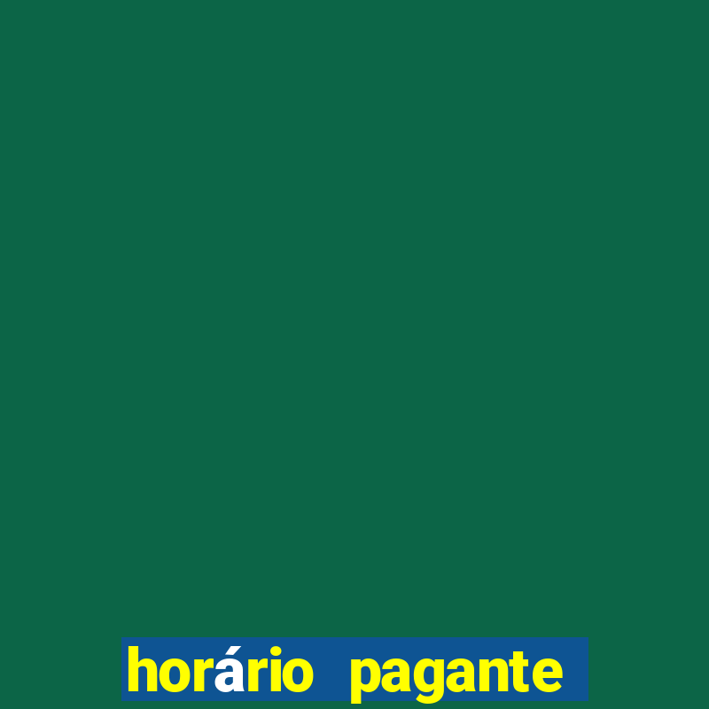 horário pagante fortune ox