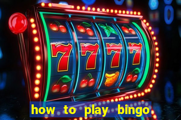 how to play bingo bonus scratch card