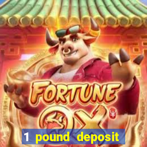 1 pound deposit casino bonus