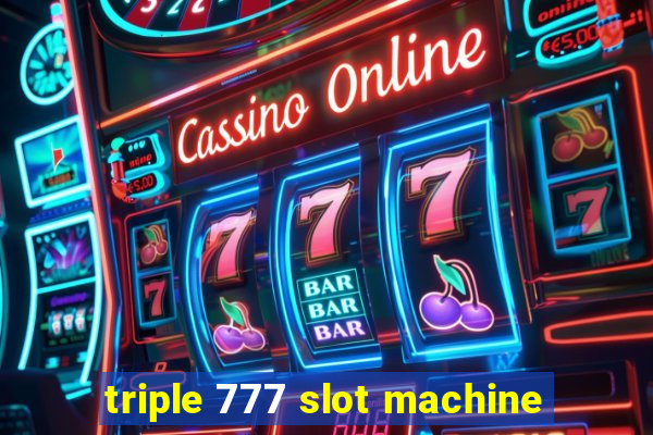 triple 777 slot machine