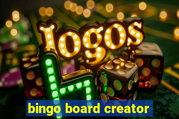 bingo board creator